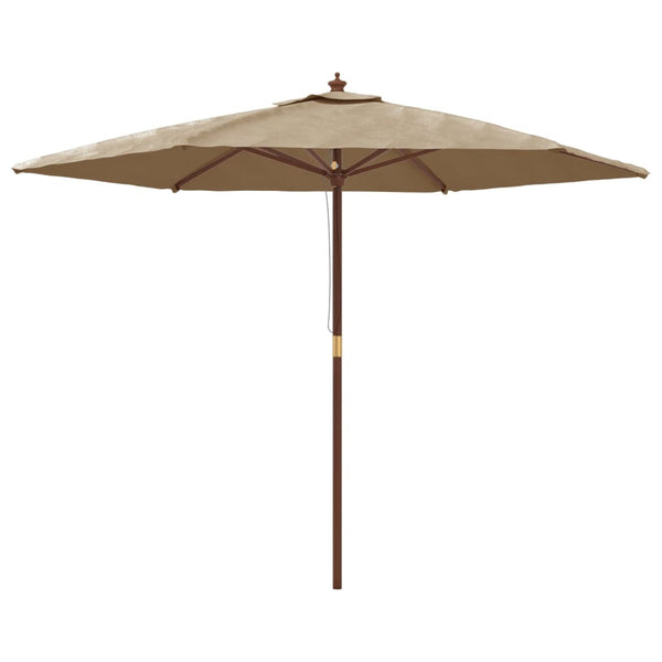 Taupe Gartenschirm Ischender 299x240cm