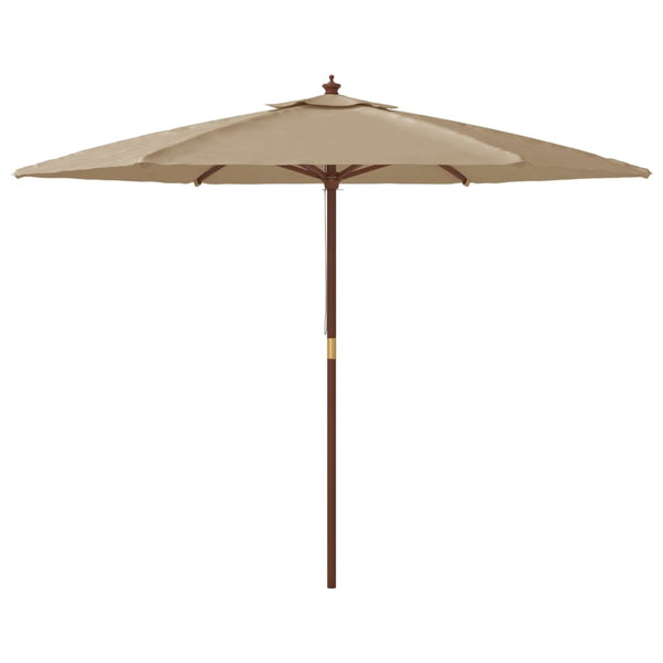 Taupe Gartenschirm Ischender 299x240cm