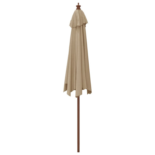 Taupe Gartenschirm Ischender 299x240cm