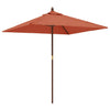 Terrakotta Sonnenschirm für Garten Sighismun 198x198x231cm
