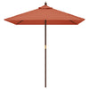 Terrakotta Sonnenschirm für Garten Sighismun 198x198x231cm