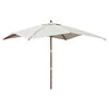Sonnenschirm aus Sand, Holzpfosten Stefanie 300x300x273cm