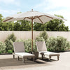 Sonnenschirm aus Sand, Holzpfosten Stefanie 300x300x273cm