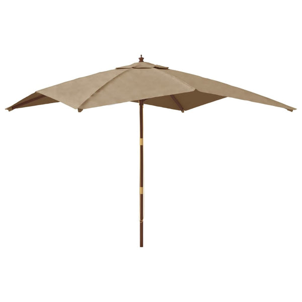 Taupe Garten Sonnenschirm Stefanie 300x300x273cm
