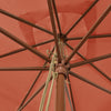 Sonnenschirm Stefanie, Terrakotta, 300x300x273cm (Holzpfosten)