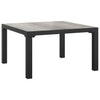 Grauer Outdoor-Sofatisch Antipi 55x55x31cm (dpc und Stahl)