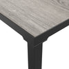 Grauer Outdoor-Sofatisch Antipi 55x55x31cm (dpc und Stahl)