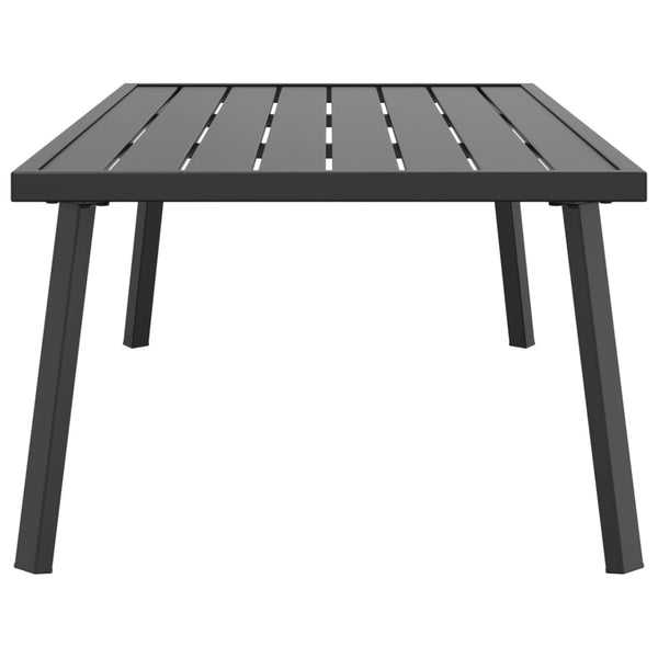 Anthrazit Gartensofatisch Negura 110x55x35cm (Stahl)