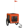 Erick orange/schwarzer Haustiertransporter (Material: Stoff und Eisen)