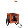 Erick orange/schwarzer Haustiertransporter (Material: Stoff und Eisen)