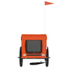 Erick orange/schwarzer Haustiertransporter (Material: Stoff und Eisen)