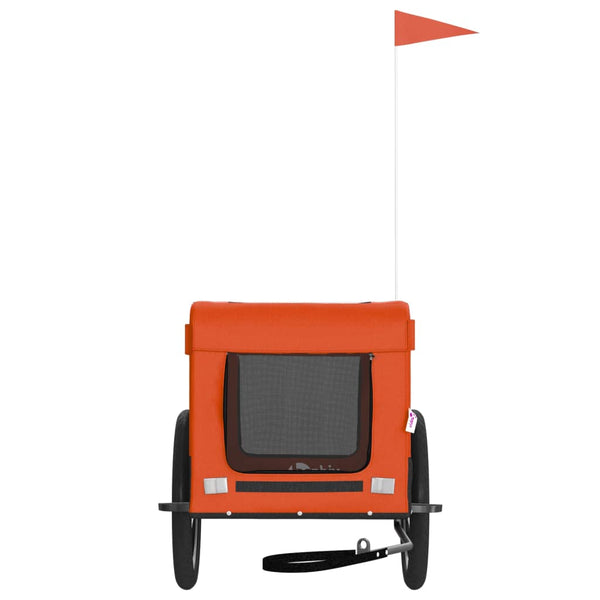 Erick orange/schwarzer Haustiertransporter (Material: Stoff und Eisen)