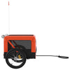 Erick orange/schwarzer Haustiertransporter (Material: Stoff und Eisen)