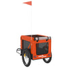 Erick orange/schwarzer Haustiertransporter (Material: Stoff und Eisen)