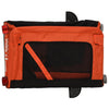 Erick orange/schwarzer Haustiertransporter (Material: Stoff und Eisen)