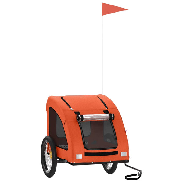 Vsevold orange Haustieranhänger (Stoff und Eisen, für das Fahrrad)