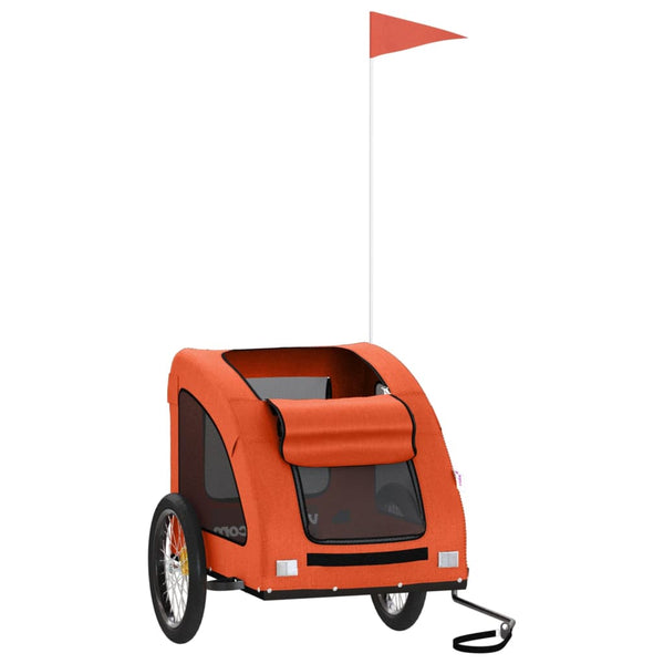 Vsevold orange Haustieranhänger (Stoff und Eisen, für das Fahrrad)