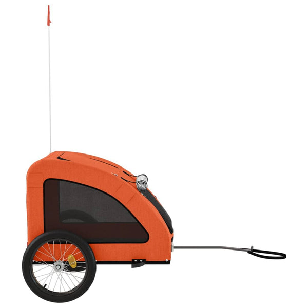 Vsevold orange Haustieranhänger (Stoff und Eisen, für das Fahrrad)