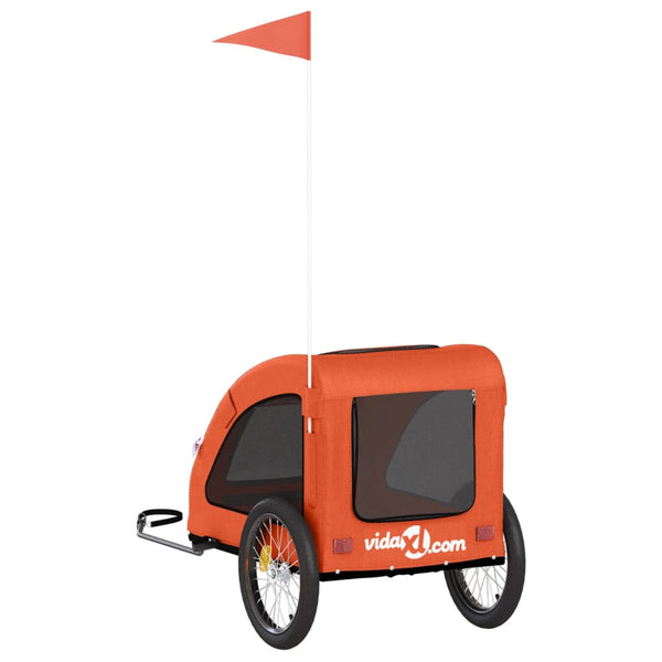 Vsevold orange Haustieranhänger (Stoff und Eisen, für das Fahrrad)