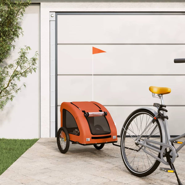 Vsevold orange Haustieranhänger (Stoff und Eisen, für das Fahrrad)