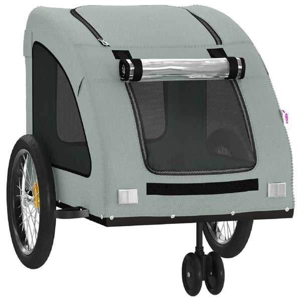 Haustieranhänger Vsevold für Fahrräder in Grau (Material Stoff und Eisen)