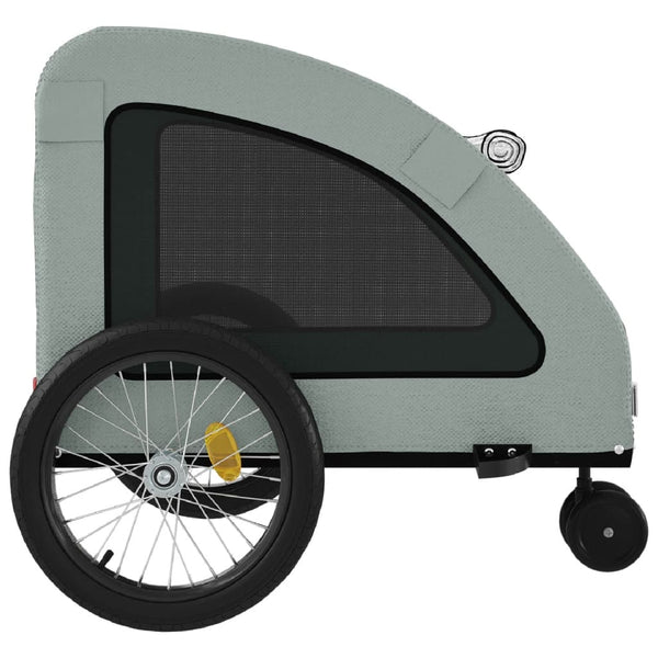 Haustieranhänger Vsevold für Fahrräder in Grau (Material Stoff und Eisen)