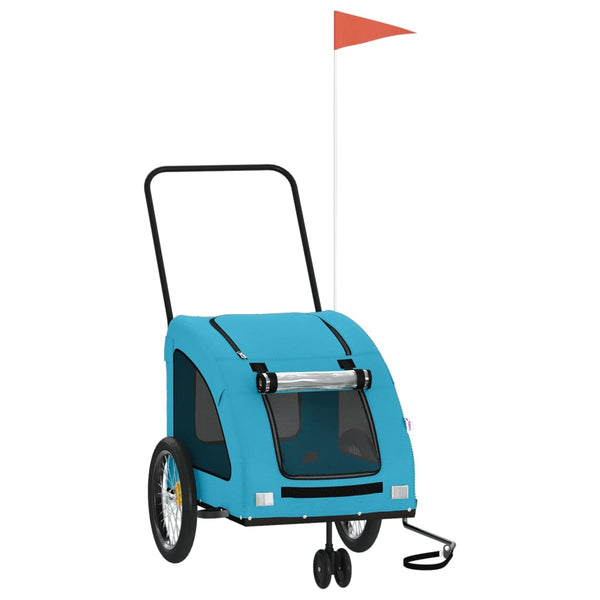 Tiertransportwagen Vsevold blau (Stoff und Eisen, für das Fahrrad)