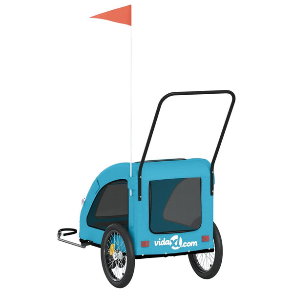 Tiertransportwagen Vsevold blau (Stoff und Eisen, für das Fahrrad)