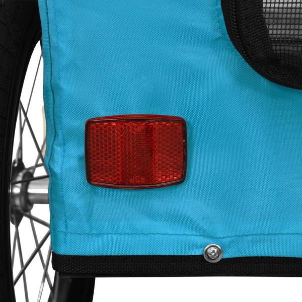 Tiertransportwagen Vsevold blau (Stoff und Eisen, für das Fahrrad)