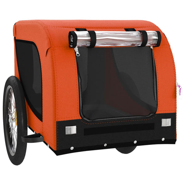 Chaje Haustiertransportwagen orange/schwarz (Stoff und Eisen)