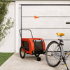 Haustier-Transportwagen Chaje, orange/schwarz (Stoff und Eisen)