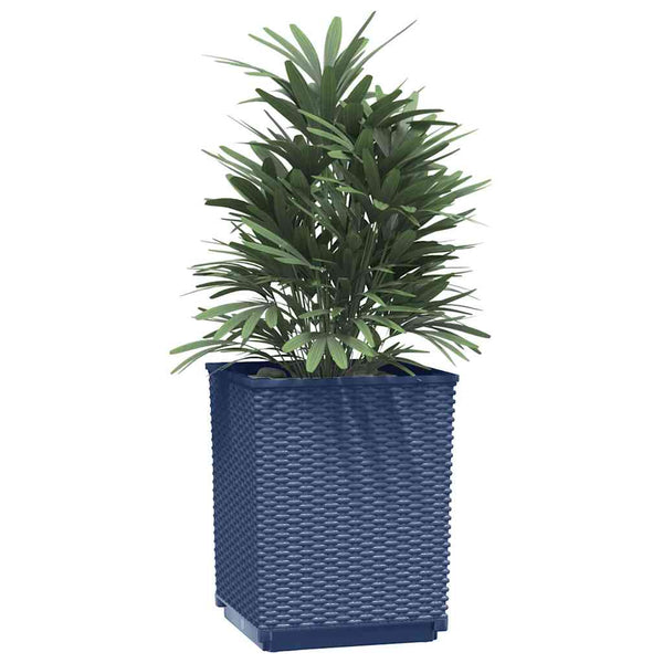 Dunkelgraue Blumenkästen Scarletia 30x30x37cm (2 Stück Polypropylen)