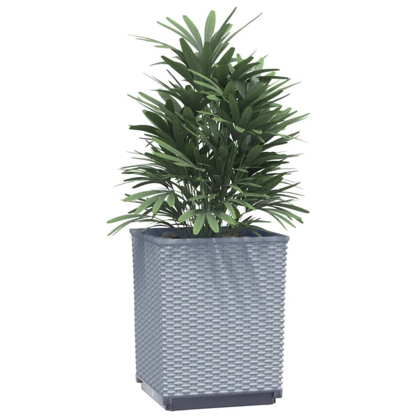 Hellgraue Blumenkästen Scarletia 30x30x37cm (2 St. Polypropylen)