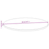 Tischplatte Gil Ø80x1,5cm (Bambus)