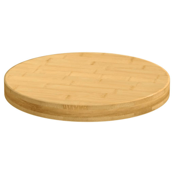 Tischplatte Gil Ø50x4cm (Bambus)