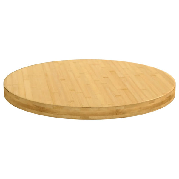 Tischplatte Gil Ø70x4cm (Bambus)