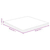 Tischplatte Gil 70x70x2,5cm (Bambus)