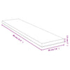 Wandregal Aqeil 80x20x2,5cm (Bambus)