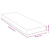 Wandregal Aqeil 60x20x4cm (Bambus)