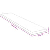 Wandregal Aqeil 100x20x4cm (Bambus)