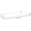 Silina Tischplatte 110x55x4cm (Bambus)