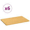 Aamiaislaudat Catinela 35x23x0,8cm (6 kpl bambu)