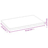 Aamiaislaudat Catinela 35x23x0,8cm (6 kpl bambu)