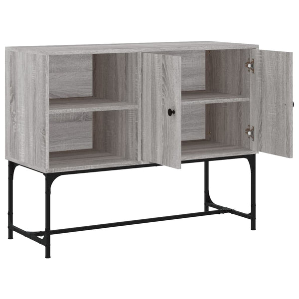 Harmaa senkki Pether 100x40x79,5cm (puinen)