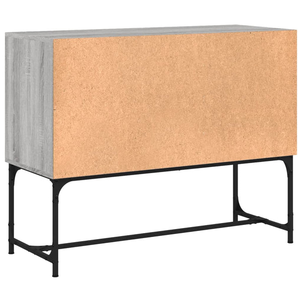 Harmaa senkki Pether 100x40x79,5cm (puinen)