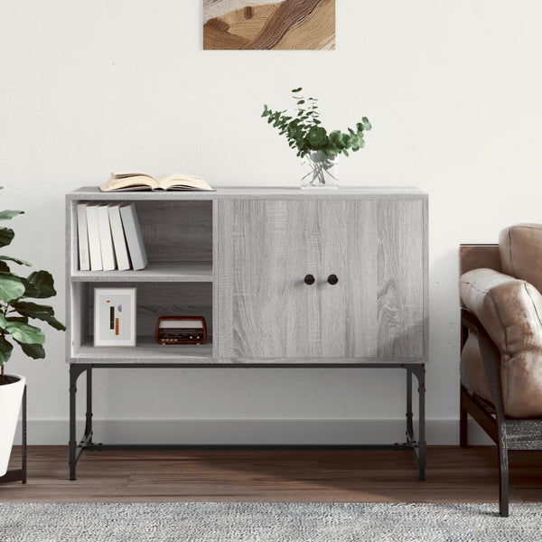 Harmaa senkki Pether 100x40x79,5cm (puinen)