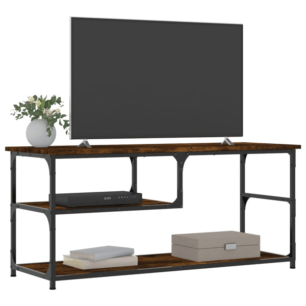 Savutammi tv-taso Mihal 103x38x46,5cm (puinen ja teräs)