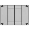 Anthrazitfarbener Gartentisch Moriah 110x80x72cm (Stahlgitter)