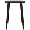 Anthrazitfarbener Gartentisch Ianorel 50x50x71cm (Stahl)