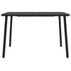 Anthrazit Gartentisch Ianorel 110x80x71cm (Stahl)